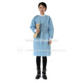 Nonwoven Desechables Lab Coat / Visitor Ropa / abrigos de laboratorio unisex